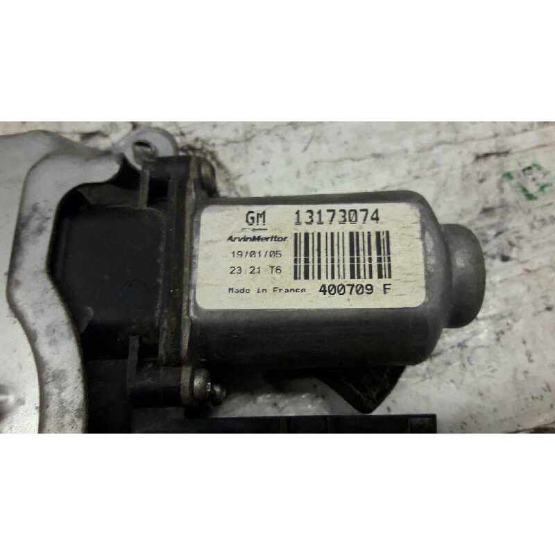 Recambio de elevalunas delantero derecho para opel corsa c referencia OEM IAM 13173074 - Azul 2
