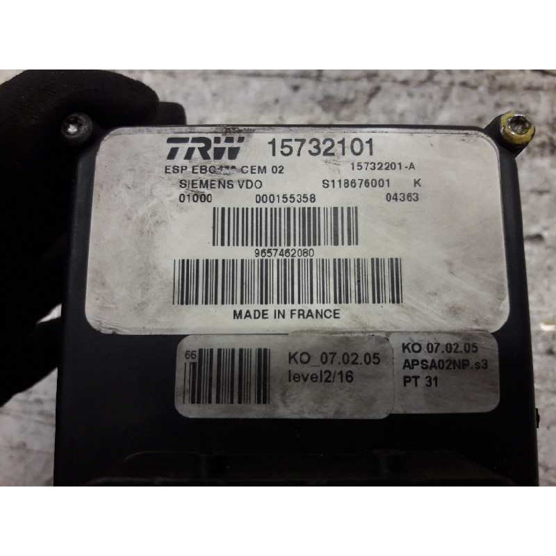 Recambio de abs para peugeot 407 sw premium referencia OEM IAM S118676001 9965990195 - Gris 4