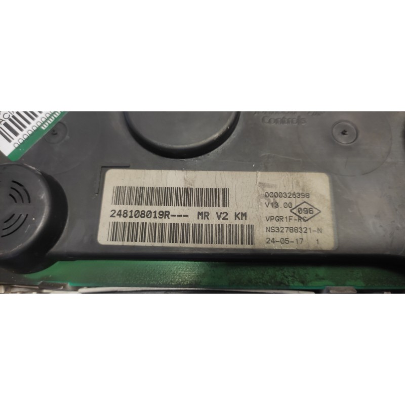 Recambio de cuadro instrumentos para dacia sandero referencia OEM IAM 248108019R - Blanco 3