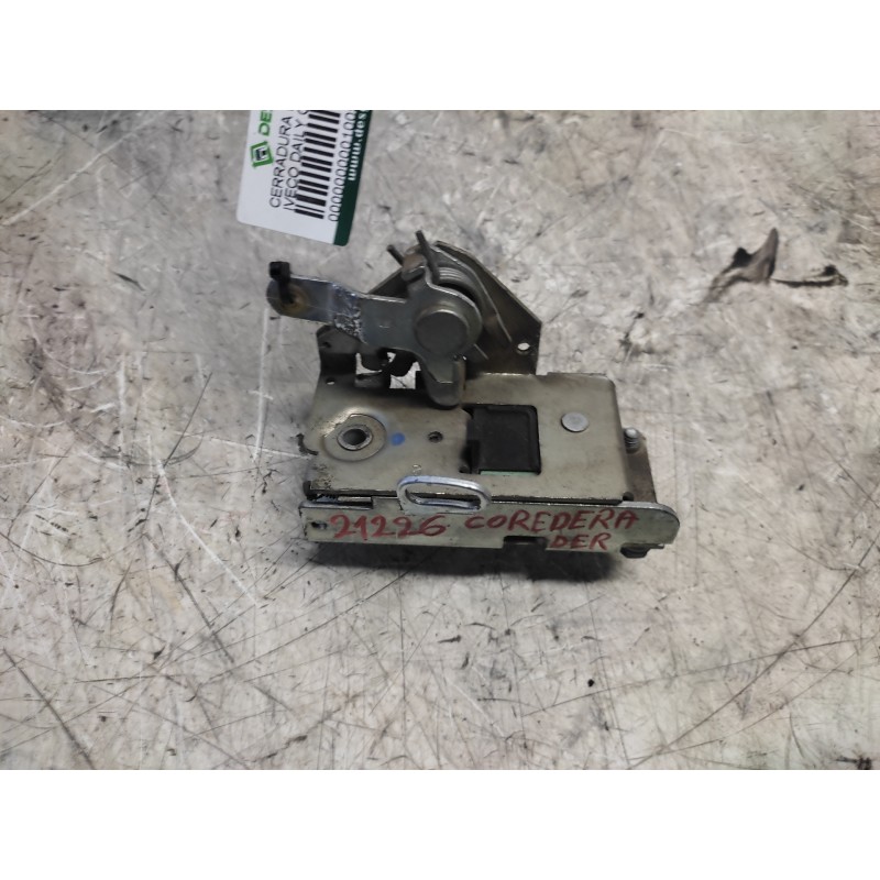 Recambio de cerradura puerta corredera derecha para iveco daily combi caja cerrada techo alto 29l... batalla 3000l referencia OE - Rojo 2