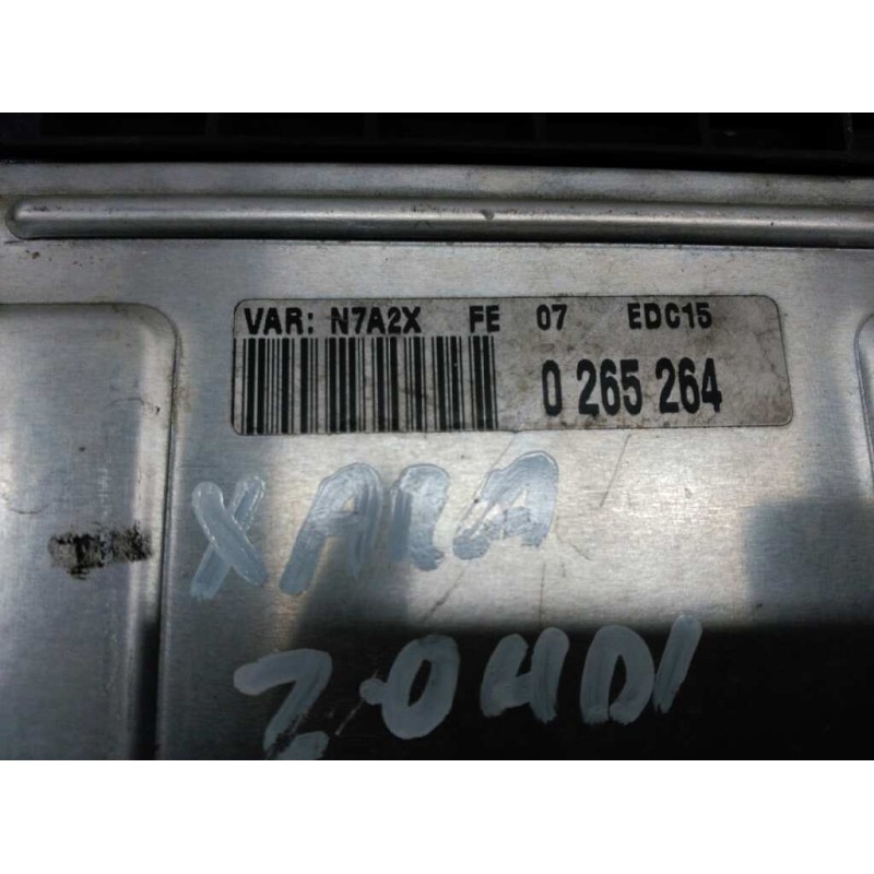 Recambio de centralita motor uce para citroën xsara berlina 2.0 hdi cat (rhy / dw10td) referencia OEM IAM 0265264 0265264 BOSCH 2