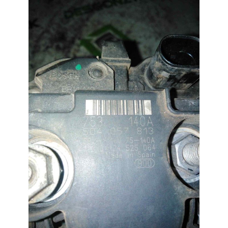 Recambio de alternador para iveco daily caja cerrada (2006 =>) referencia OEM IAM 504057813 0124525064 - Blanco 3