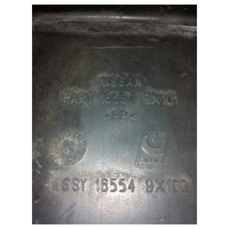 Recambio de chimenea caja filtro para nissan trucks atleon 120 referencia OEM IAM 165679X101  1655499X102 - Blanco 2