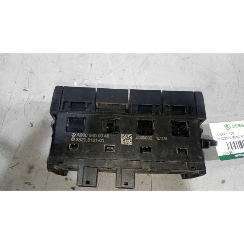 Recambio de interruptor para mercedes-benz actros bm 963.480 2-achser 1848 4x2 fahrgestell l bigspace referencia OEM IAM A960540 - Blanco 2