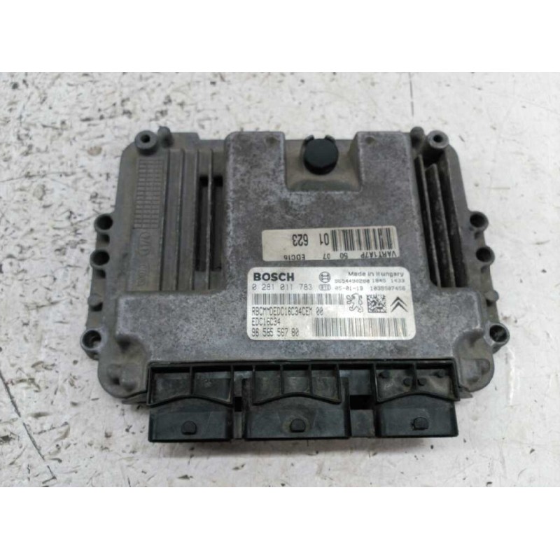 Recambio de centralita motor uce para peugeot 206 berlina e-music referencia OEM IAM  9658556780 3