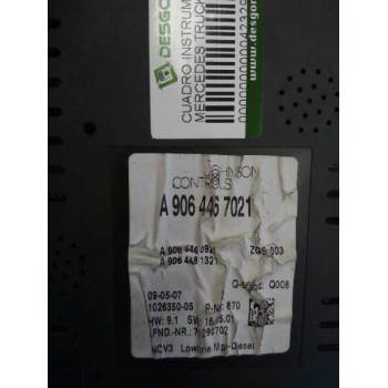 Recambio de cuadro instrumentos para mercedes trucks sprinter 410 d referencia OEM IAM A9064467021  