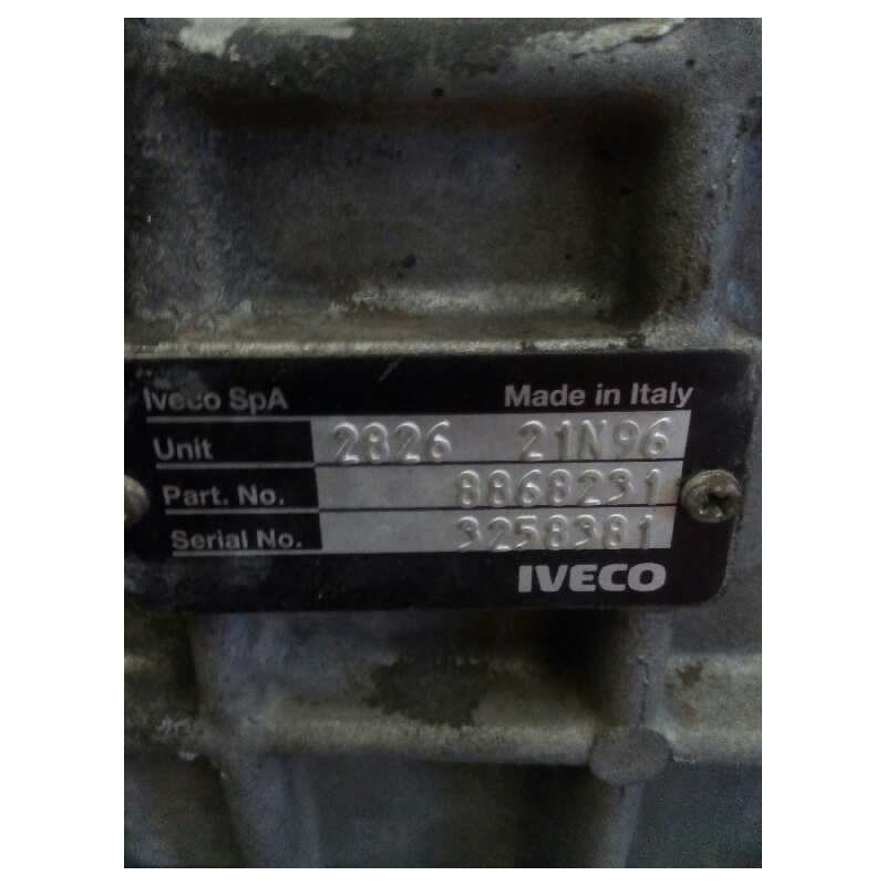 Recambio de caja cambios para iveco daily caja abierta / volquete 40-12 caja abierta referencia OEM IAM 282621N96 8868231 325838 - Azul 2