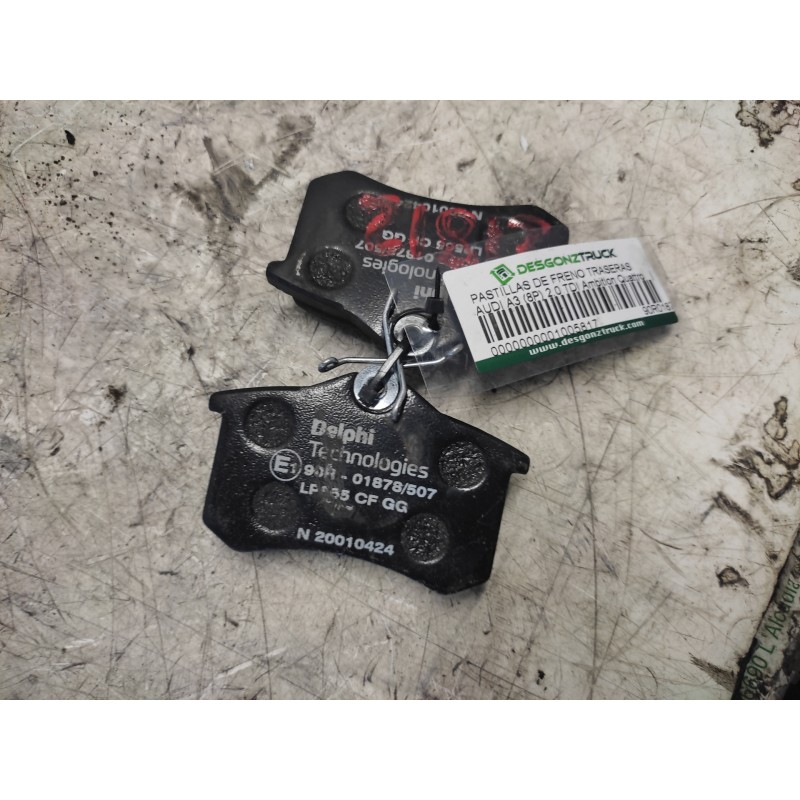 Recambio de pastillas de freno traseras para audi a3 (8p) 2.0 tdi ambition quattro referencia OEM IAM 90R01878507  