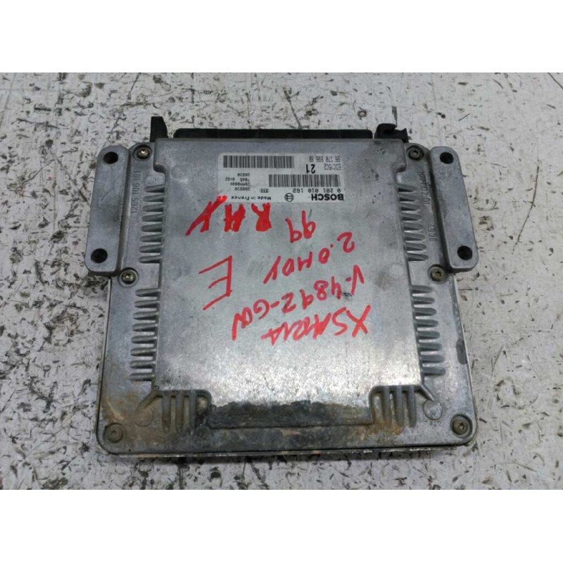 Recambio de centralita motor uce para citroën xsara berlina 2.0 hdi cat (rhy / dw10td) referencia OEM IAM 0281010162 9637089680 3