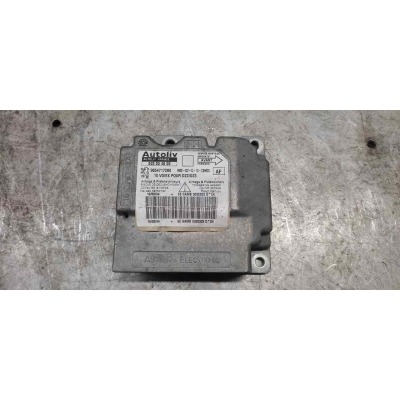 Recambio de centralita airbag para peugeot 407 2.0 16v hdi cat (rhr / dw10bted4) referencia OEM IAM 9654717280 603554600 