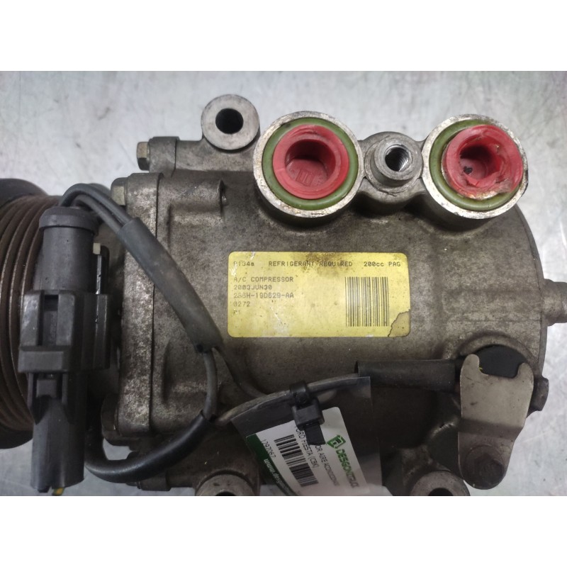 Recambio de compresor aire acondicionado para ford fiesta (cbk) ambiente referencia OEM IAM 2S6H19D629AA - Blanco 2