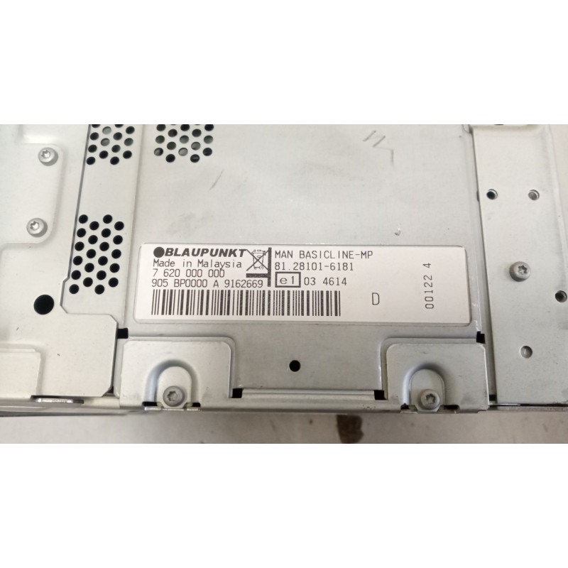 Recambio de sistema audio / radio cd para man tgx 18.480 12.4 diesel referencia OEM IAM 81281016181 - Blanco 2