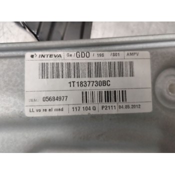 Recambio de elevalunas delantero derecho para volkswagen touran (1t3) 1.6 tdi referencia OEM IAM 1T1971121A  