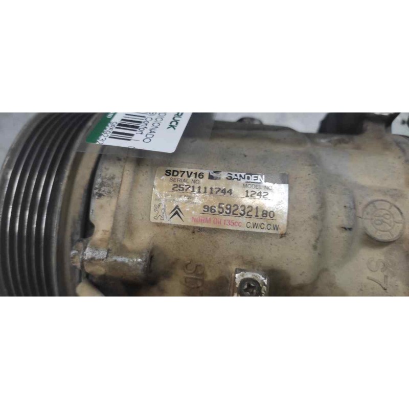 Recambio de compresor aire acondicionado para peugeot partner kombi confort referencia OEM IAM 9659232180 - Gris 3