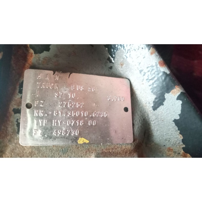 Recambio de grupo para man tg - l 7.180 / 8.180 8.180 chasis c (compact) referencia OEM IAM HY071800 RELACION:37X10 81350106235 - Azul 2