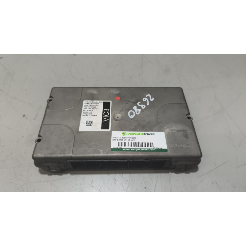 Recambio de modulo electronico para daf serie xf105.xxx 12.9 diesel referencia OEM IAM 1778409 VERSION1.1 