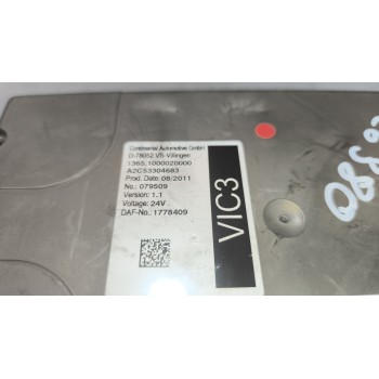 Recambio de modulo electronico para daf serie xf105.xxx 12.9 diesel referencia OEM IAM 1778409 VERSION1.1 