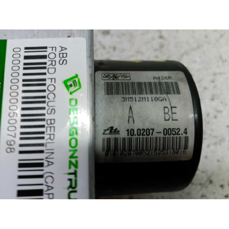 Recambio de abs para ford focus berlina (cap) ambiente (d) referencia OEM IAM 3M512M110GA 10020700524 - Azul 3