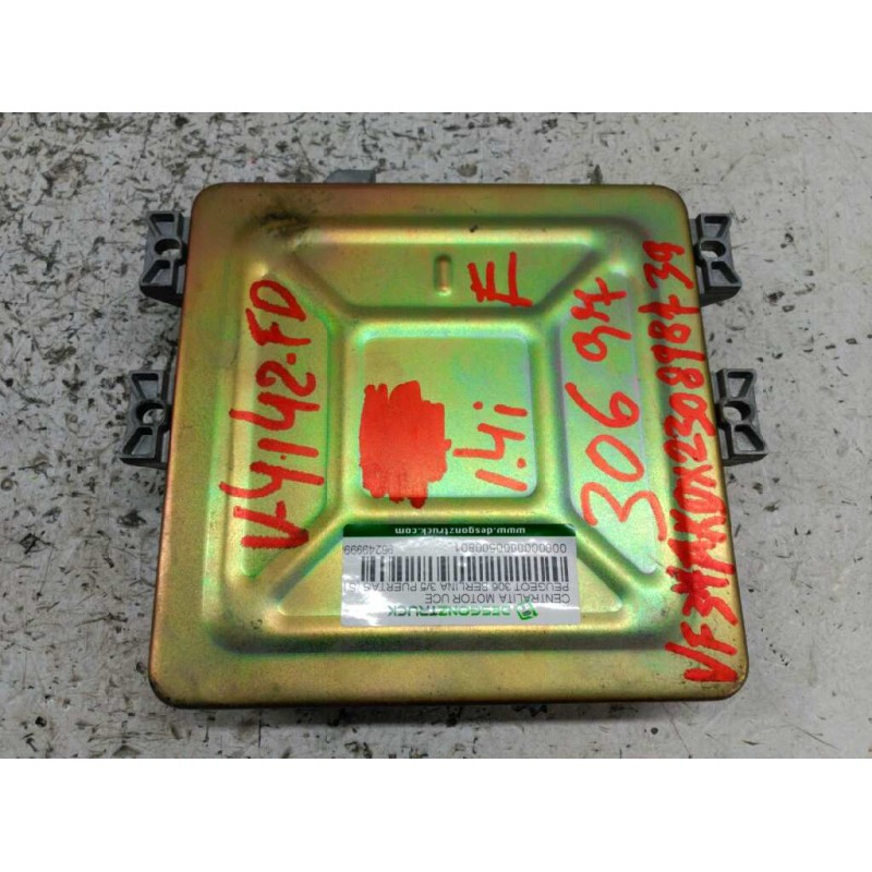 Recambio de centralita motor uce para peugeot 306 berlina 3/5 puertas (s1) 1.4 referencia OEM IAM 9624999980 66140D03 MAGNETI MA - Verde 4