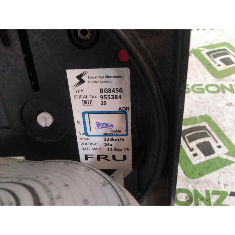 Recambio de tacografo para renault hd 340.18 / 26 premium e2 9.8 diesel referencia OEM IAM BG8456 955384 - Blanco 2