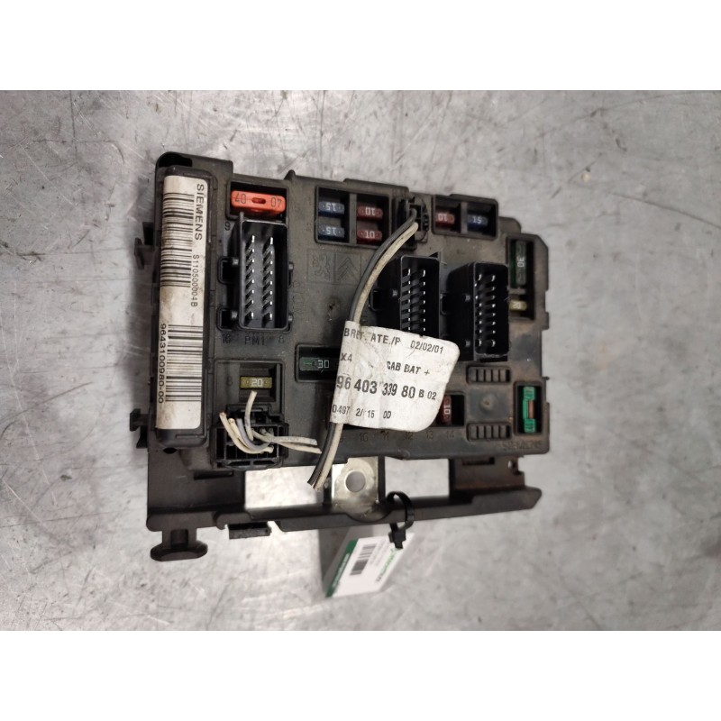 Recambio de caja reles / fusibles para citroën c5 berlina 3.0 v6 exclusive automático referencia OEM IAM 9643100980  BSM