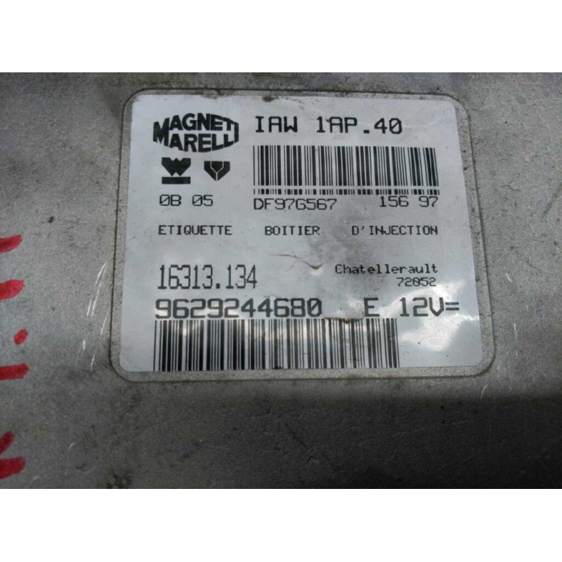 Recambio de centralita motor uce para citroën zx 1,4 armonia referencia OEM IAM 9629244680 IAW1AP40 MAGNETI MARELLI 2