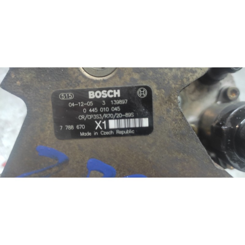 Recambio de bomba inyeccion para bmw serie 1 berlina (e81/e87) 120d referencia OEM IAM 0445010045 7788670 BOSCH - Gris 5