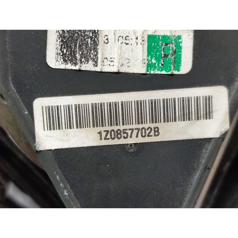 Recambio de cinturon seguridad delantero derecho para skoda octavia ii combi (1z5) 2.0 tdi 4x4 referencia OEM IAM 1Z0857702B - Negro 2