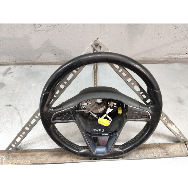 Recambio de volante para seat leon (5f1) 1.6 tdi referencia OEM IAM 5F0419091L - Blanco 3