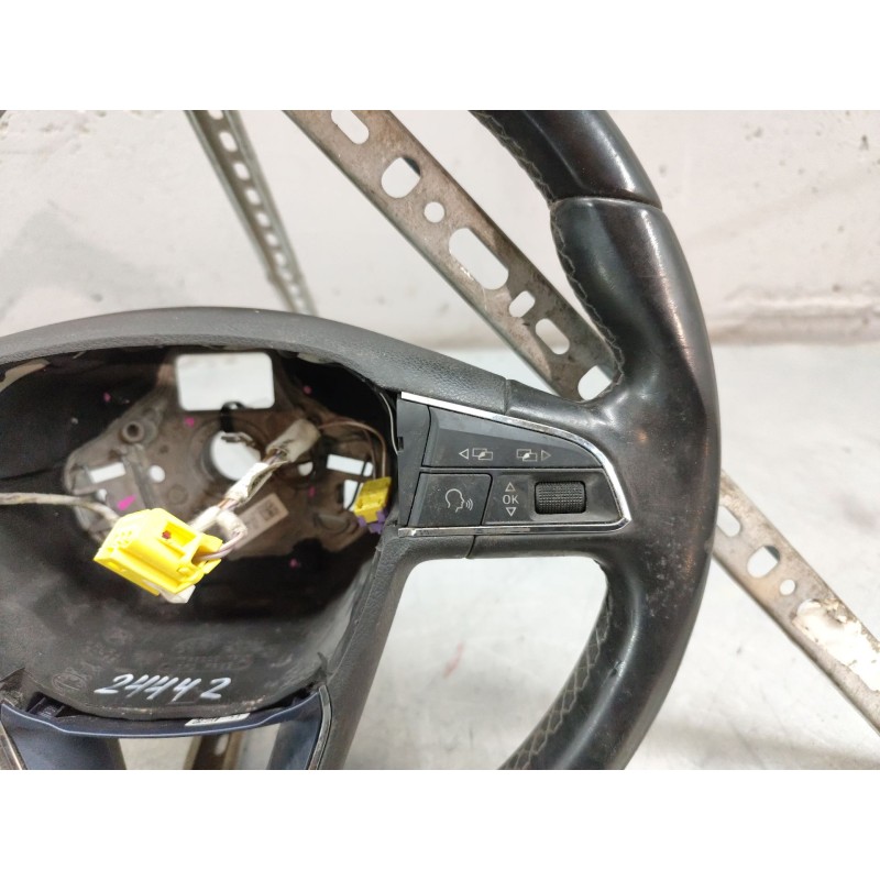 Recambio de volante para seat leon (5f1) 1.6 tdi referencia OEM IAM 5F0419091L - Blanco 5
