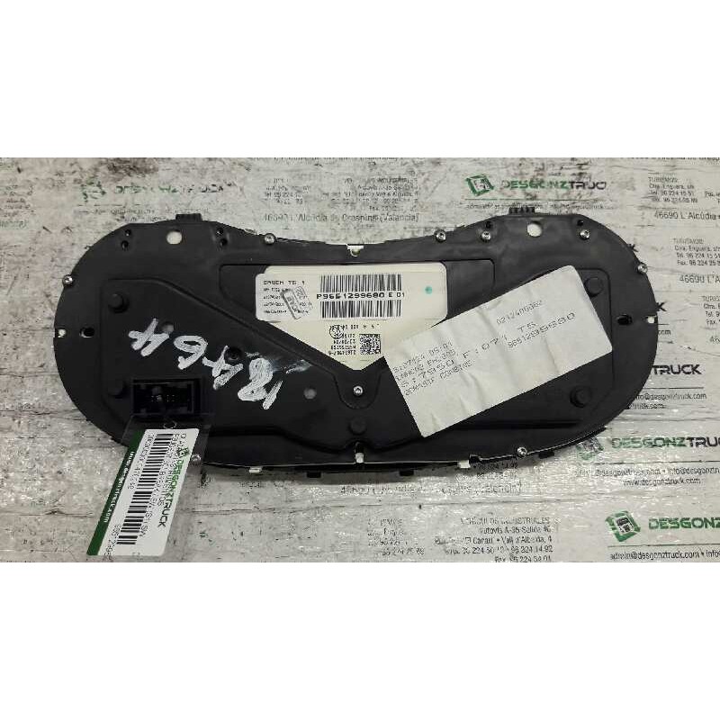 Recambio de cuadro instrumentos para peugeot 307 break / sw (s1) sw referencia OEM IAM 9651299680 - Azul 2