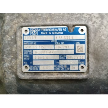 Recambio de caja cambios para man lion´s chassis - magnus e+rc2 referencia OEM IAM 6AP1200B 4181020505 36330016041