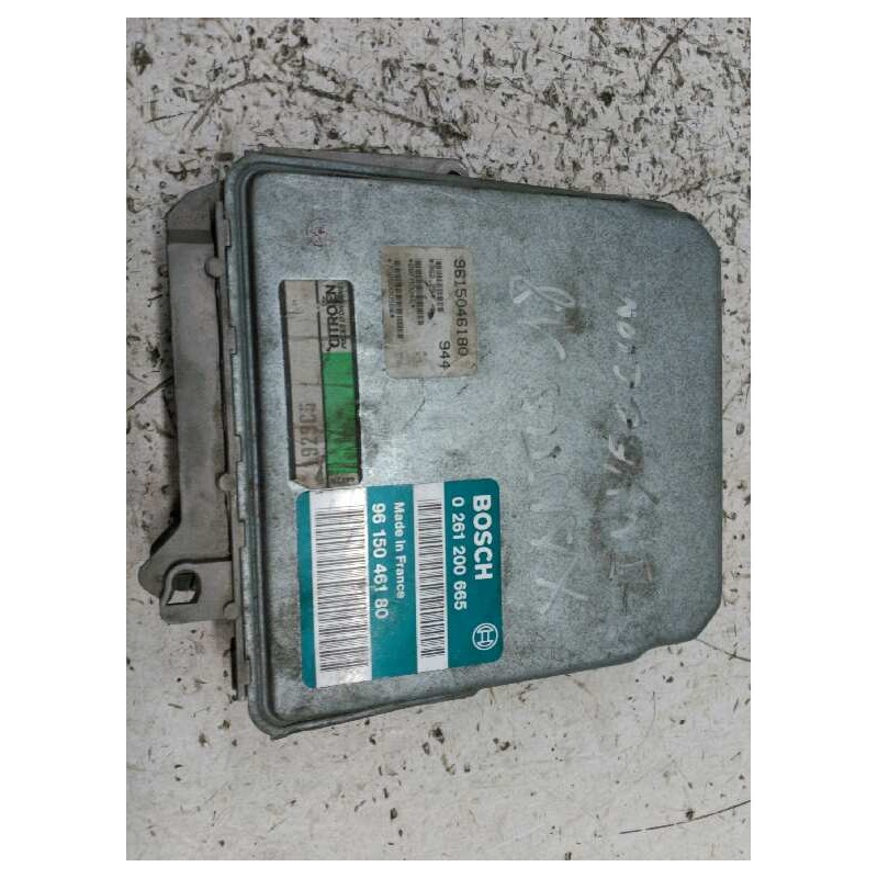 Recambio de centralita motor uce para citroën xantia berlina 1.8i sx / 1.8 sx referencia OEM IAM 9615046180 0261200665 BOSCH 2