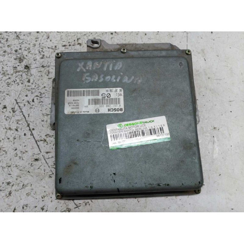 Recambio de centralita motor uce para citroën xantia berlina 1.8i x / 1.8 x referencia OEM IAM 9619719680 0261200666