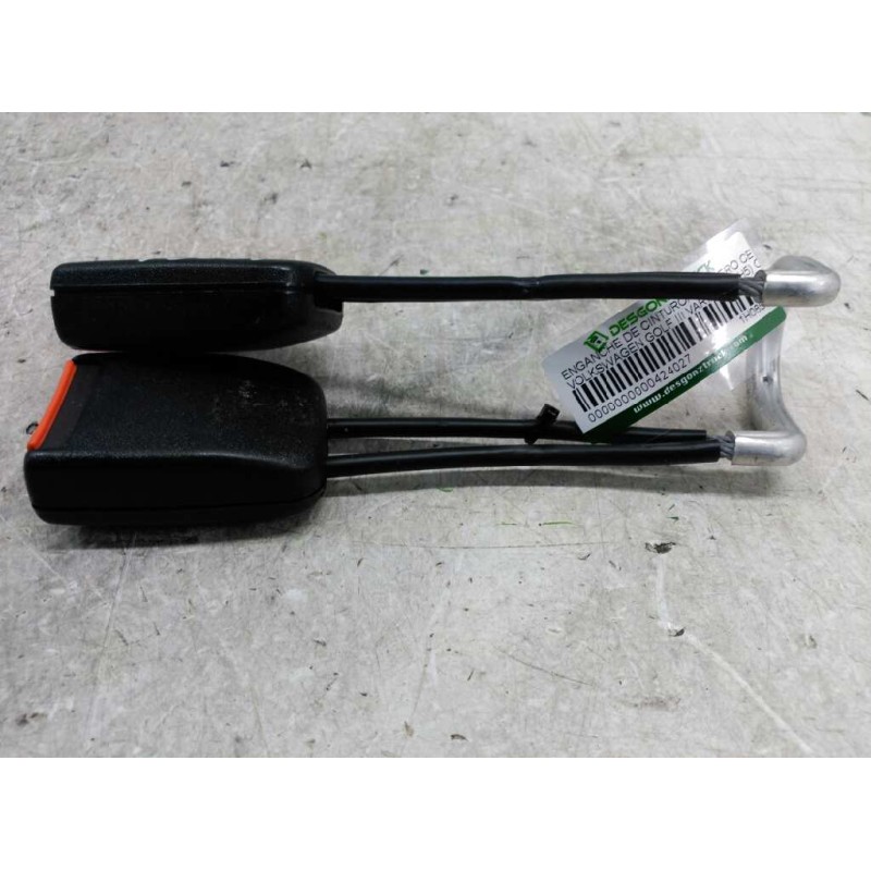 Recambio de enganche de cinturon trasero central para volkswagen golf iii variant ( 1h5) cl referencia OEM IAM 1H0857739A - Rojo 2