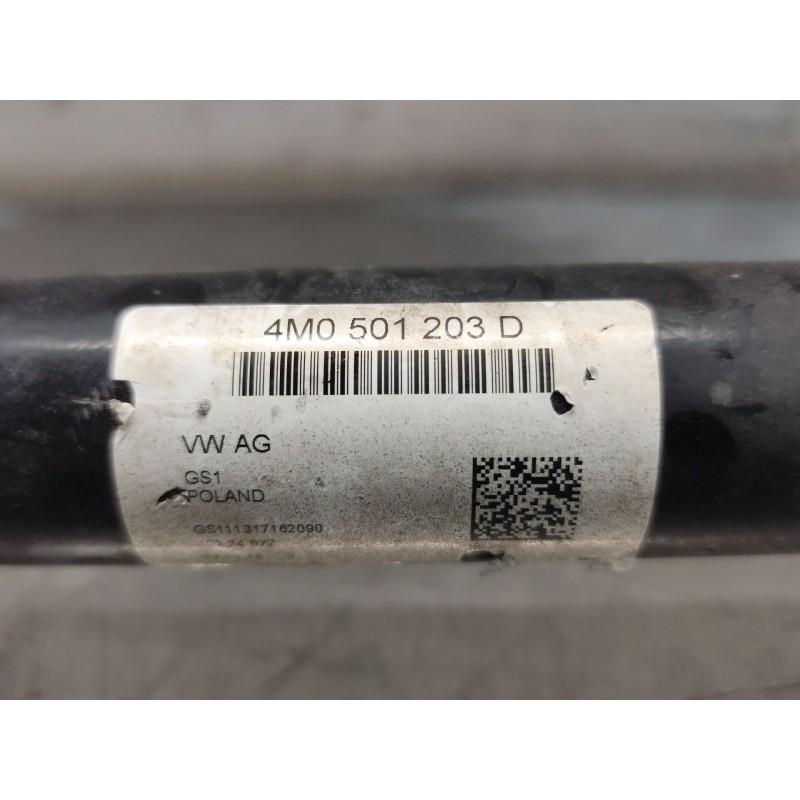 Recambio de transmision trasera izquierda para audi q7 (4mb, 4mg, 4mq) 3.0 tdi quattro referencia OEM IAM 4M0501203D - Negro 4