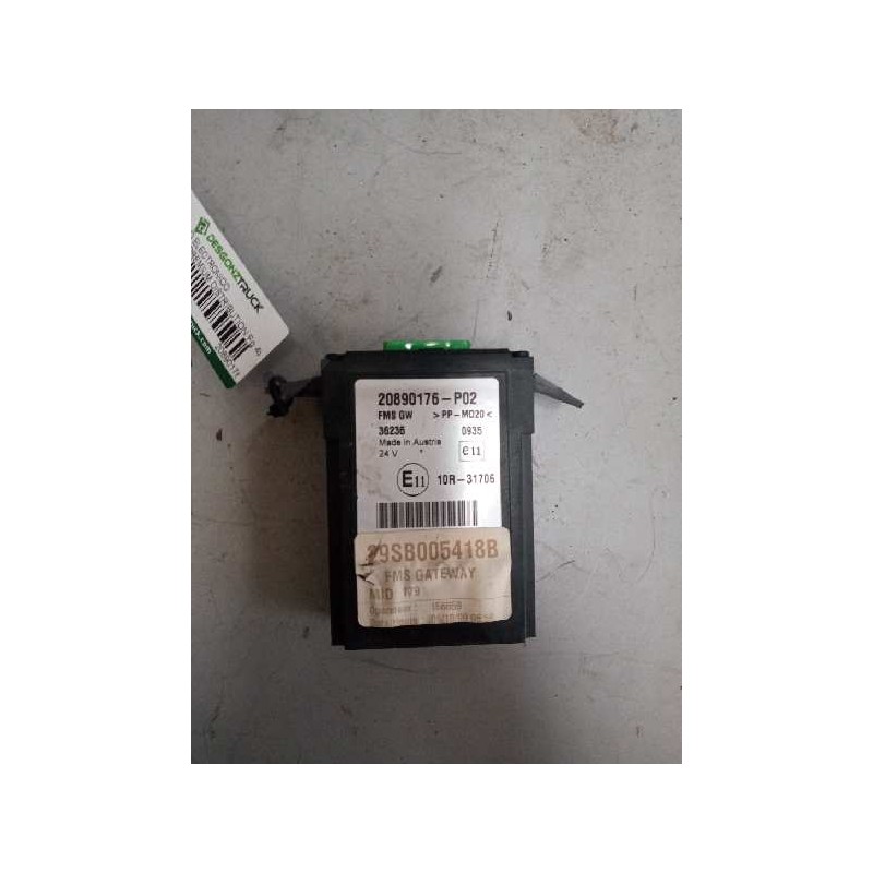 Recambio de modulo electronico para renault premium distribution fg 4x2 corto referencia OEM IAM 20890176  