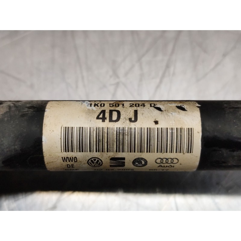 Recambio de transmision trasera derecha para skoda octavia ii combi (1z5) 2.0 tdi 4x4 referencia OEM IAM 1K0501204D - Negro 3