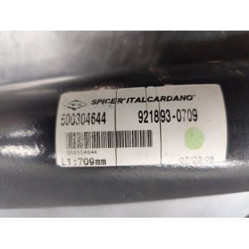 Recambio de transmision central trasera para iveco daily config. paquetería cabina simple 35s... batalla 3750 referencia OEM IAM