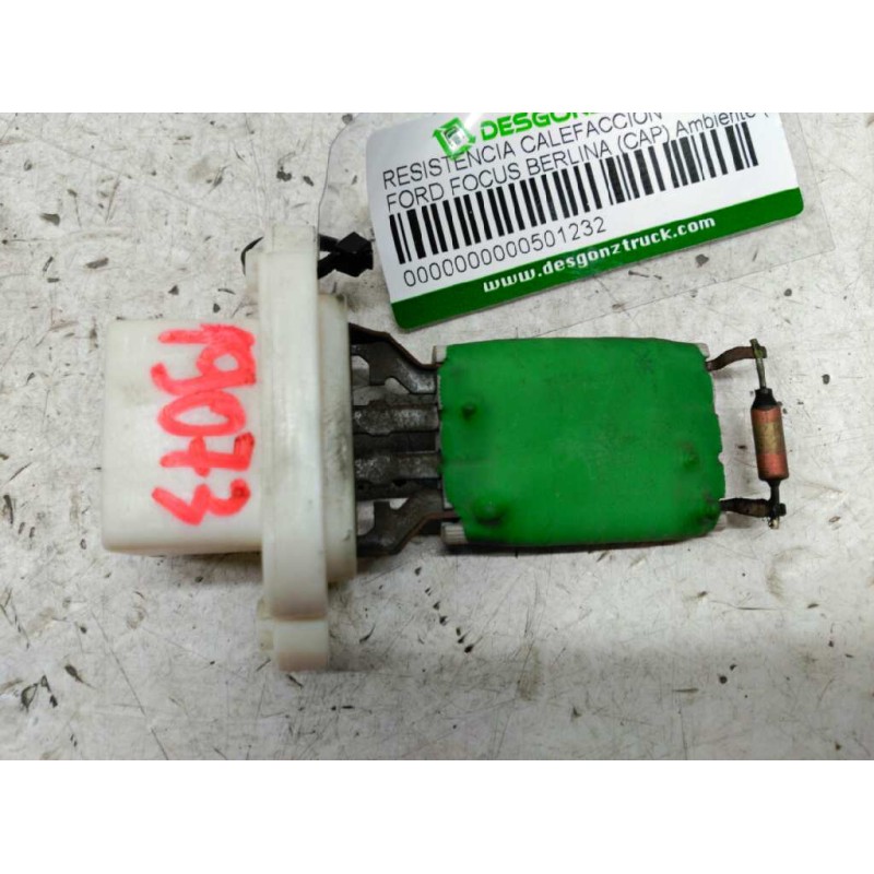 Recambio de resistencia calefaccion para ford focus berlina (cap) ambiente (d) referencia OEM IAM - Azul 3