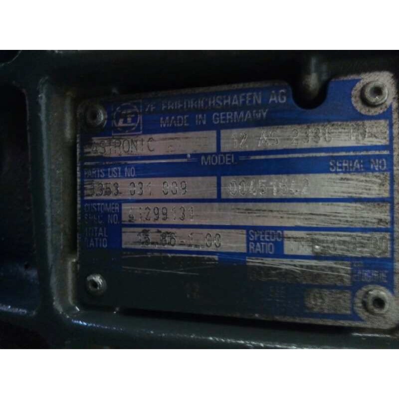 Recambio de caja cambios para iveco trucks stralis as 190s50 referencia OEM IAM 12AS2330TD 1353031009 00451542 4