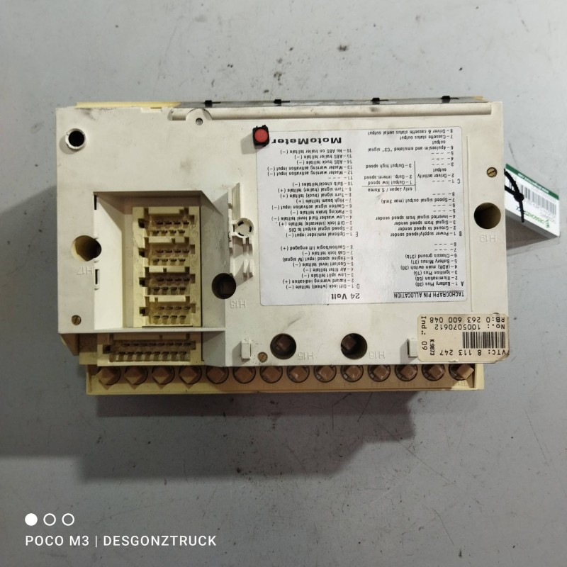 Recambio de tacografo para volvo fh 12 asta 2001 e2 / e3 12.1 diesel (d12d380) referencia OEM IAM 8113247 EGK100 - Blanco 2