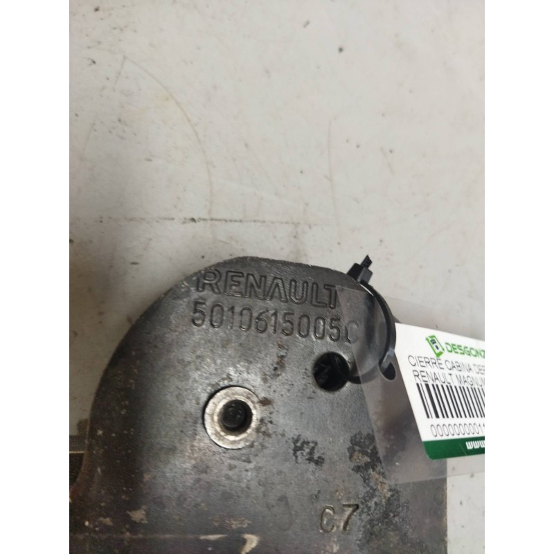 Recambio de cierre cabina derecho para renault magnum ab 2005 cabina adel.tractor semirr. 4x2 4xx.18 gran espacio referencia OEM 2