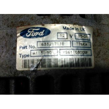 Recambio de alternador para ford fiesta berlina referencia OEM IAM 63321711B  