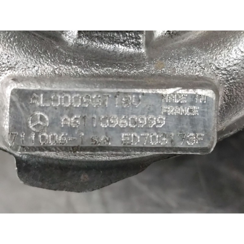 Recambio de turbocompresor para mercedes-benz clase c (w203) sportcoupe c 180 compressor (203.746) referencia OEM IAM A611096099 - Blanco 2