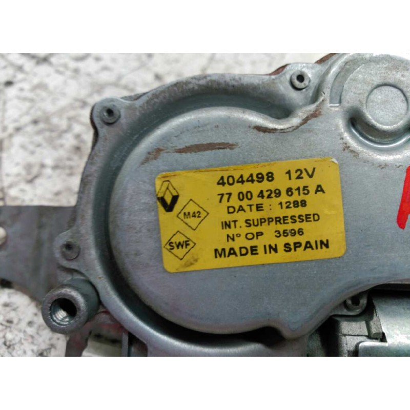 Recambio de motor limpia trasero para renault clio ii fase i (b/cbo) 1.9 d referencia OEM IAM 7700429615A PORTÓN 2