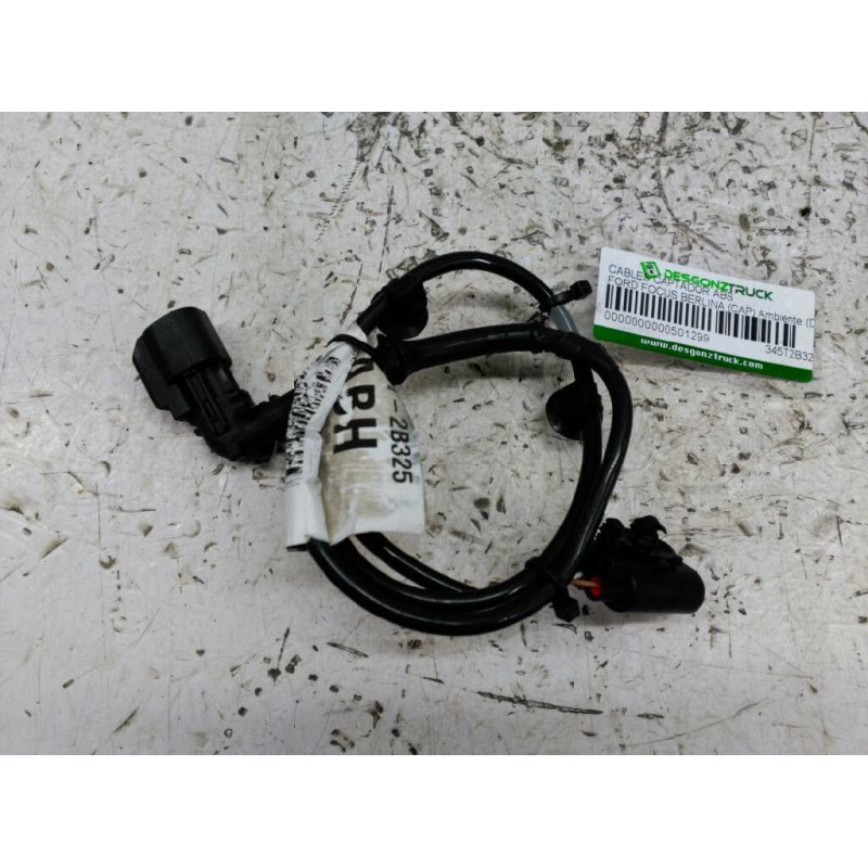 Recambio de cables captador abs para ford focus berlina (cap) ambiente (d) referencia OEM IAM 345T2B325ABH DERECHO 