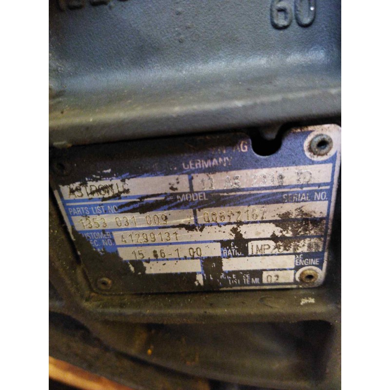 Recambio de caja cambios para iveco stralis (as) fsa t / fp lt 4x2 gran espacio referencia OEM IAM 12AS2330TD 41299131 135303100 5