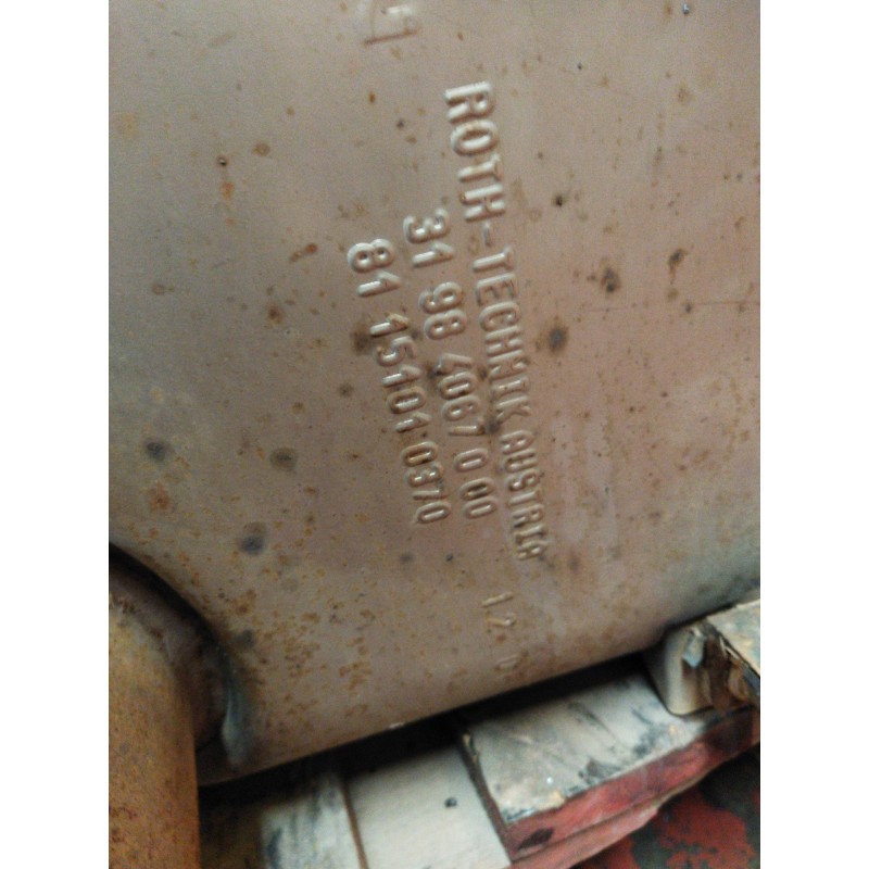 Recambio de silenciador trasero para man tg - a 18.440 fg / bb (e3/e4) xlx referencia OEM IAM 81151010370 - Blanco 7