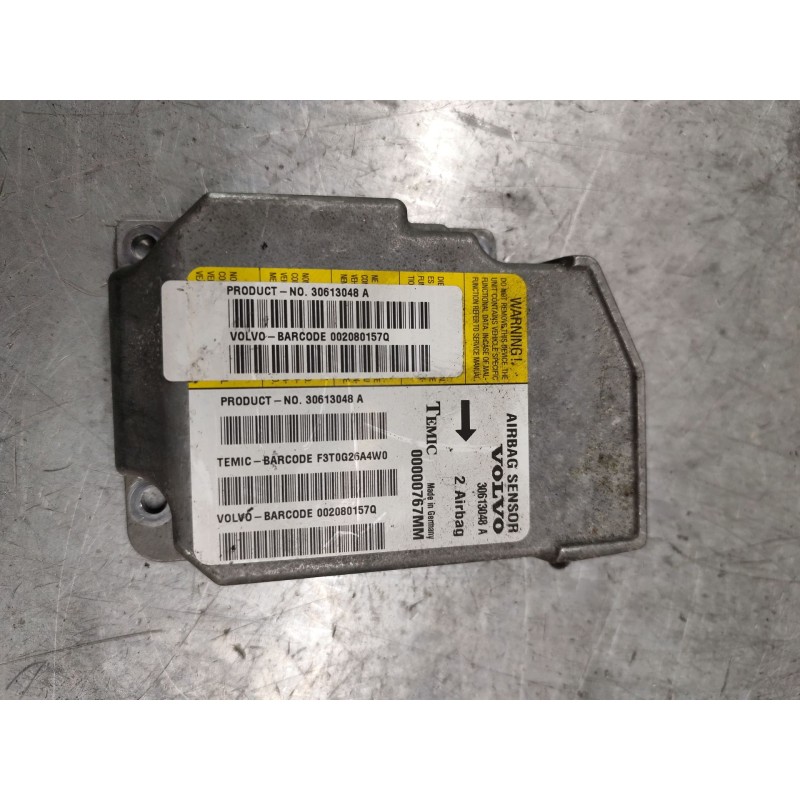 Recambio de centralita airbag para volvo s40 berlina 1.9 d+ (85kw) referencia OEM IAM 30613048A  